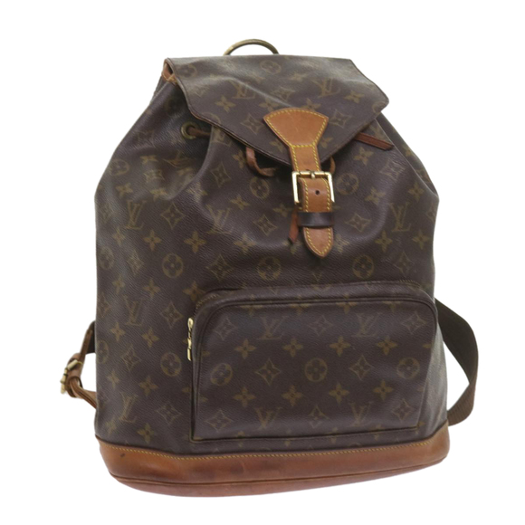 LOUIS VUITTON Monogram Montsouris GM Backpack M51135 LV Auth 60374 - Picture 1 of 16